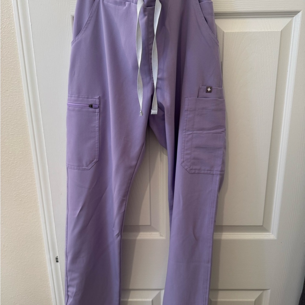 FIGS yola skinny lavender dew